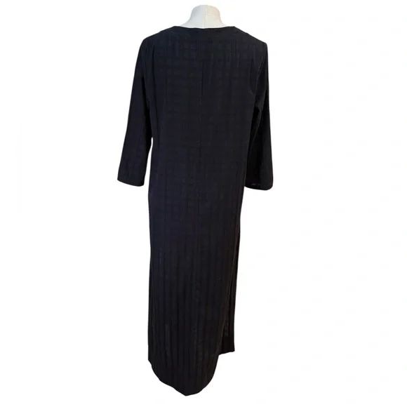 Pomander Place Black Carolina Caftan Cover Up Dress size S